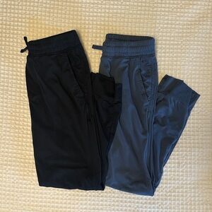 Abercrombie Kids one Black and one Blue Jogger Pants 9/10